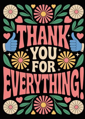 Thank You For Everything Card