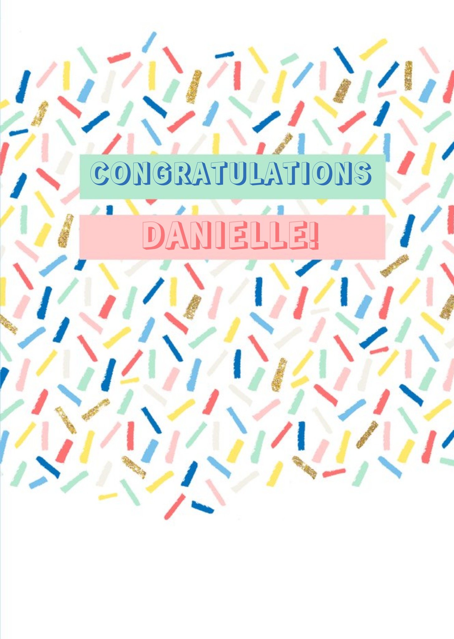 Moonpig Confetti Congratulations Card