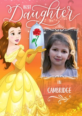 Disney Beauty And The Beast Belle Best Daughter Birthday Card