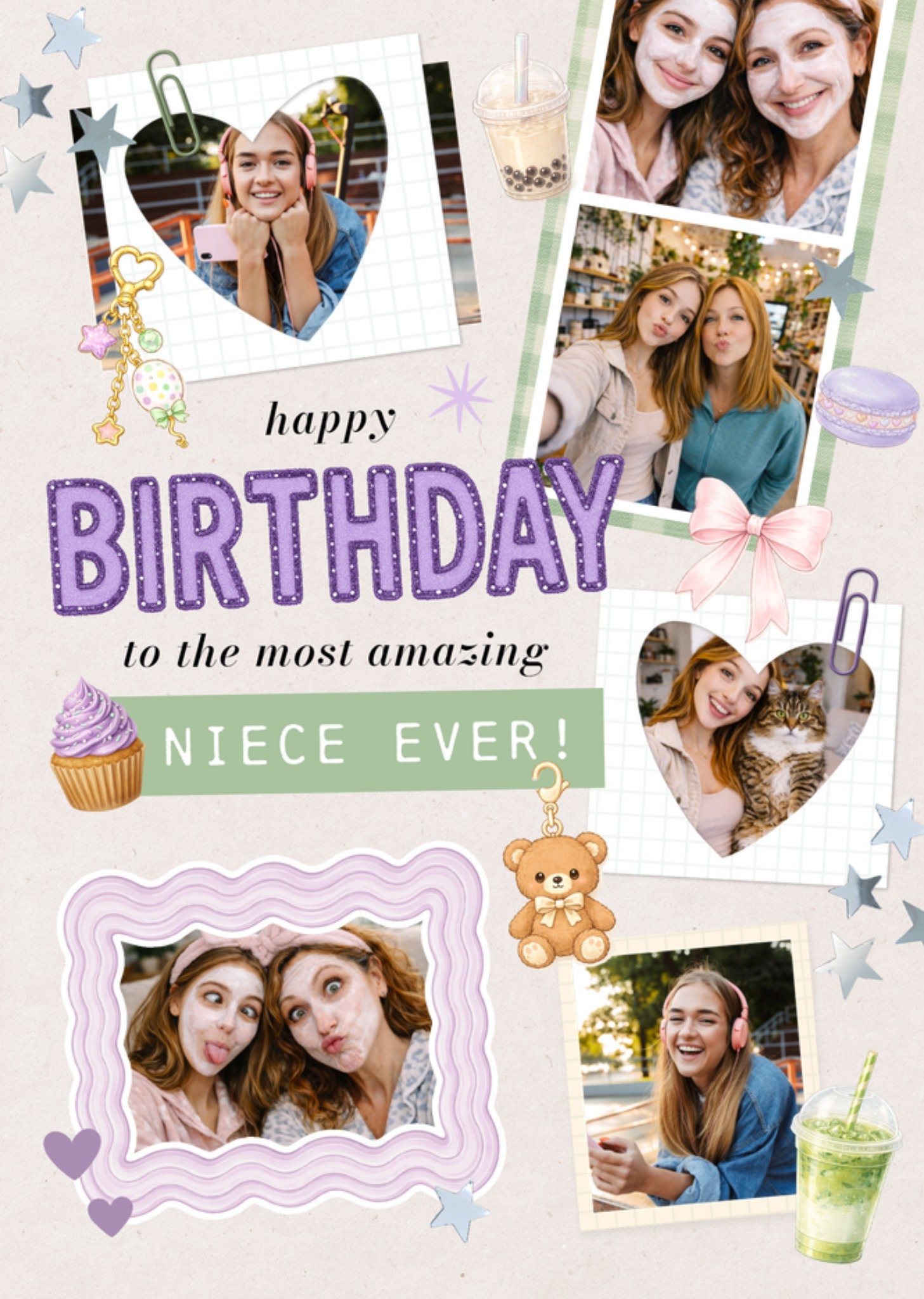 Moonpig Most Amazing Niece Ever Photo Upload Birthday Card