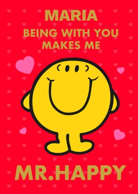 Being With You Makes Me Mr. Happy Card