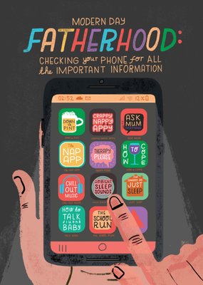 Modern Day Fatherhood Card