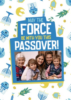 Star Wars May The Force Be With You This Passover Photo Upload Passover Card