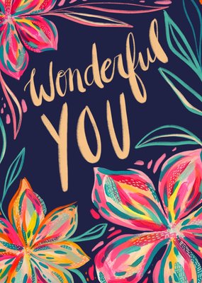 Wonderful You Sunet Scene Card