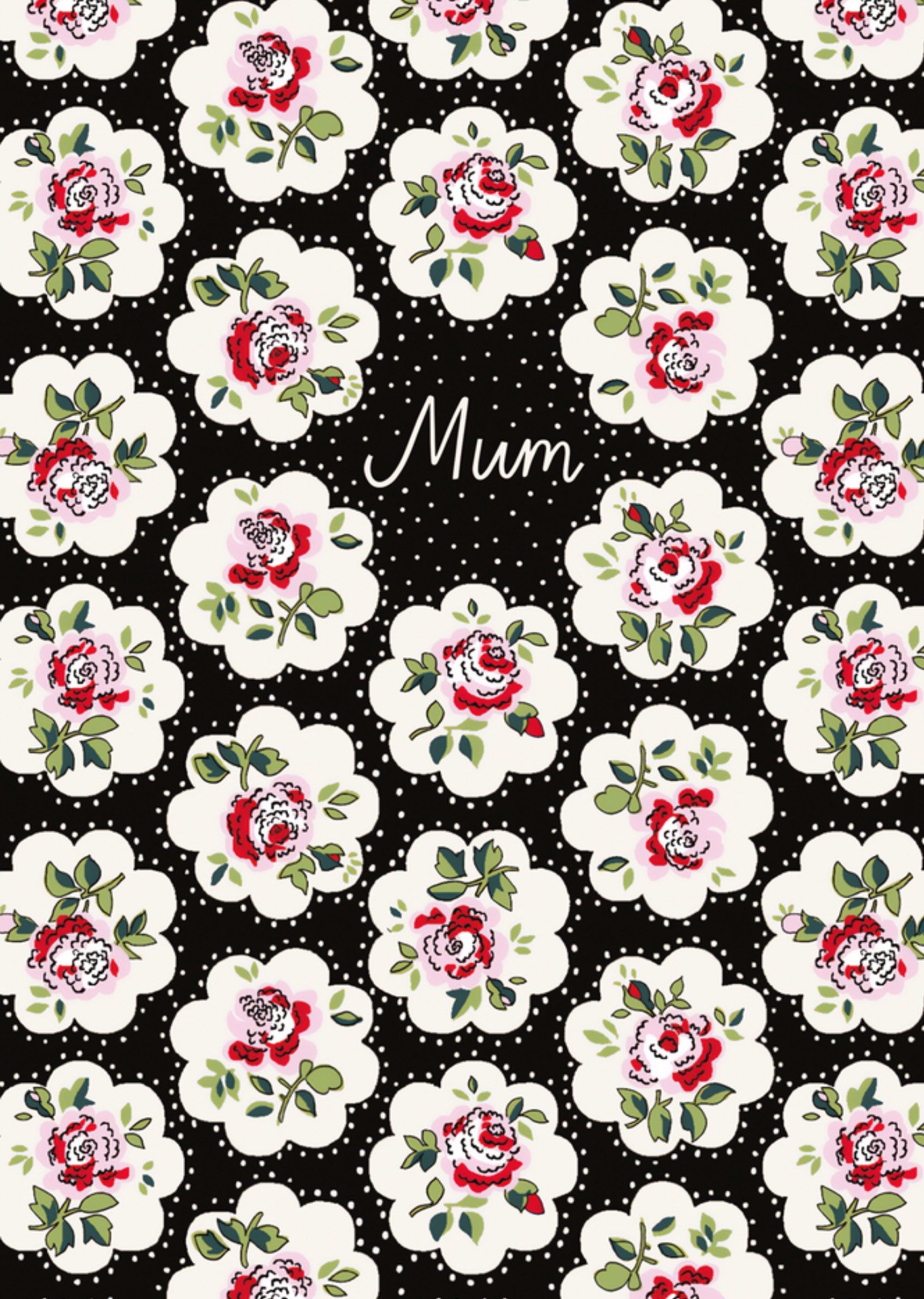 Cath Kidston Mum Illustrated Roses Mother's Day Card