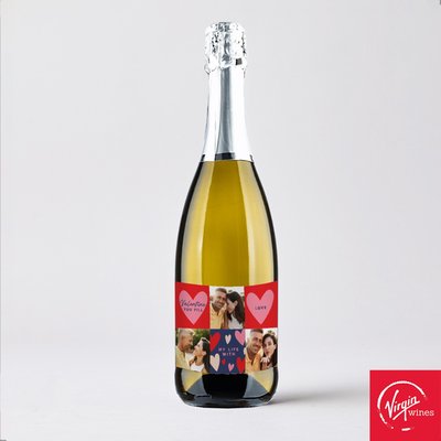 Virgin Wines Personalised Valentine Prosecco 75cl