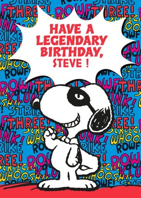 Peanuts Have a Legendary Birthday Card