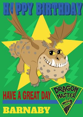 How To Train Your Dragon Gronckle Birthday Card