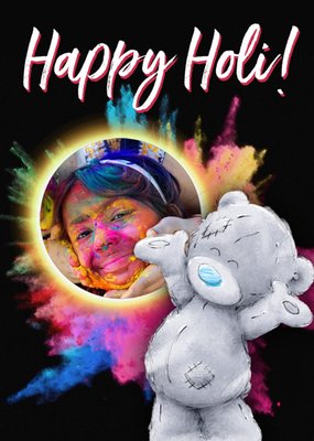 Tatty Teddy Happy Holi Photo Upload Card