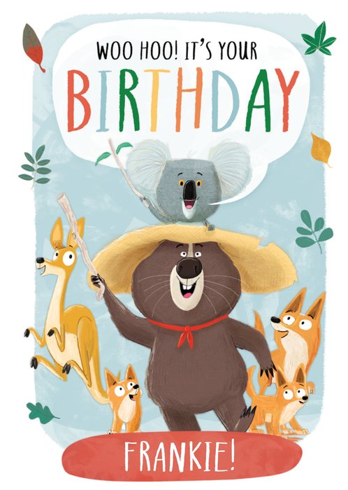 Woo Hoo It's Your Birthday Card