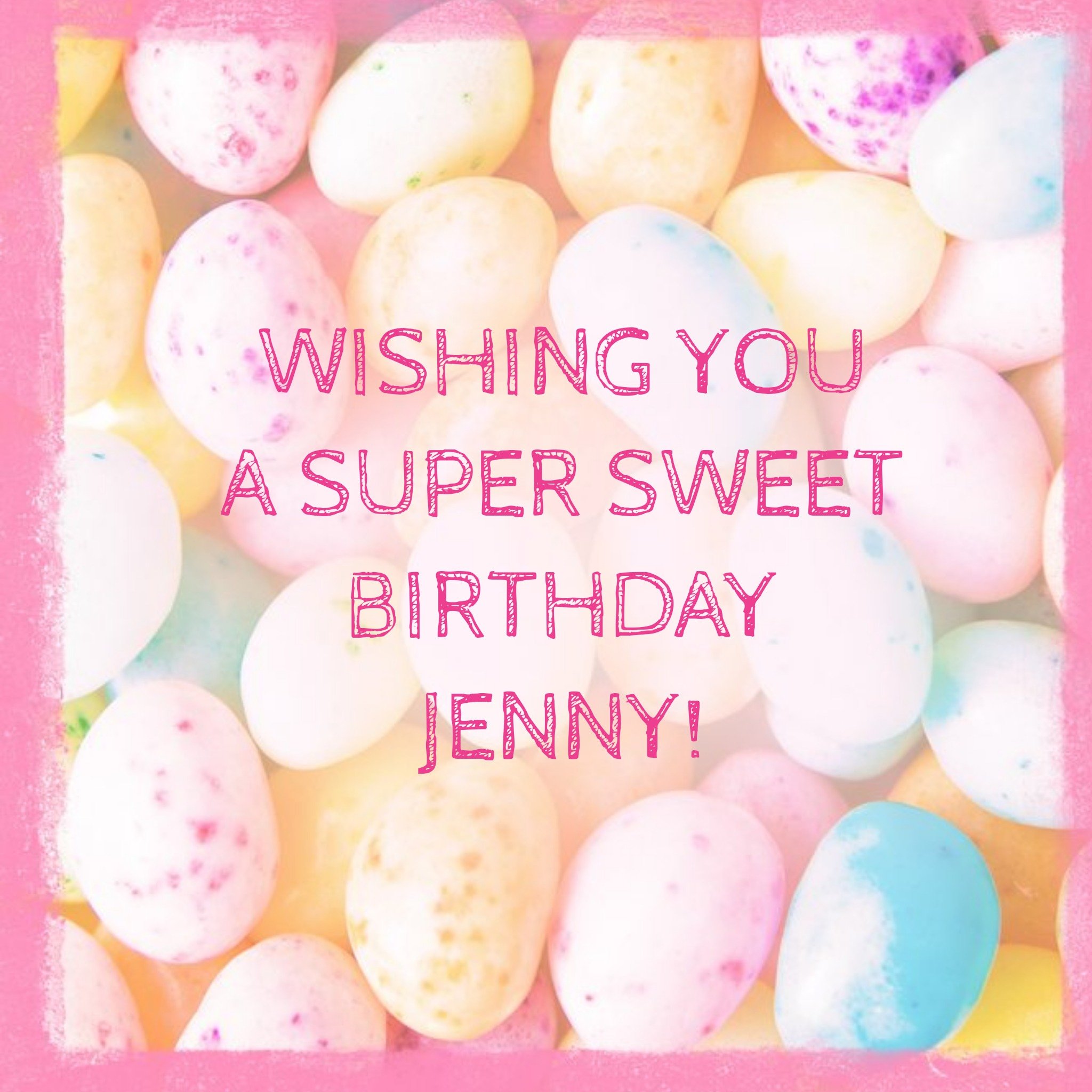 Moonpig Personalised Wishing You A Super Sweet Birthday Card