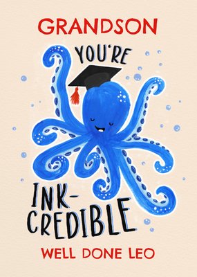 You're Ink-Credible Graduation Card