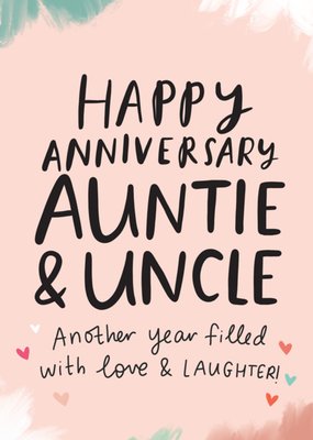 Another Year Filled With Love & Laughter Anniversary Card