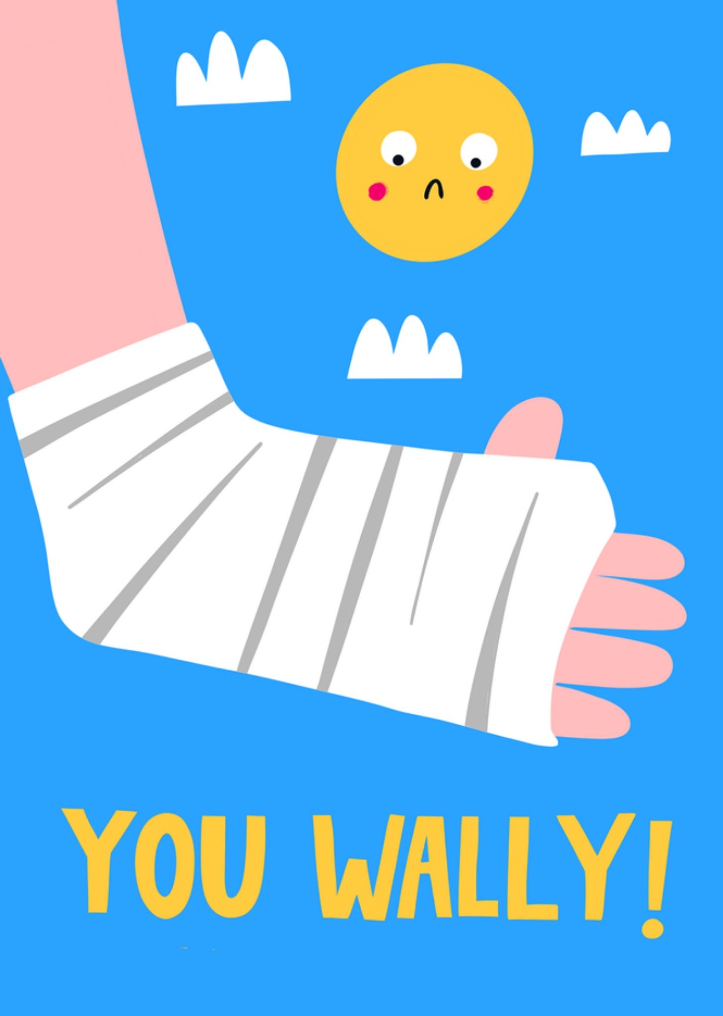 Lucy Maggie You Wally Get Well Card