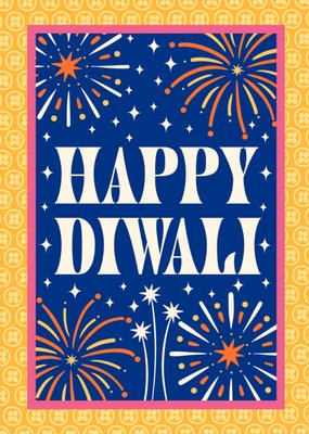 Happy Diwali Typography Card