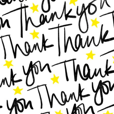Thank You Typography Card