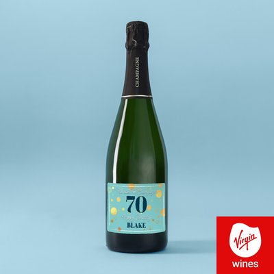 Virgin Wines Personalised Birthday Milestone Champagne