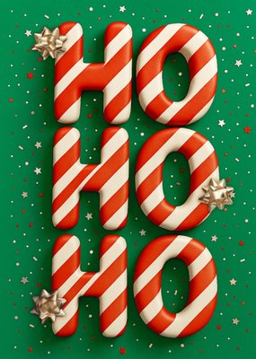 Ho Ho Ho Christmas Card