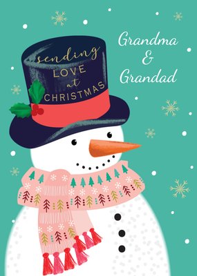 Sending Love At Christmas Card