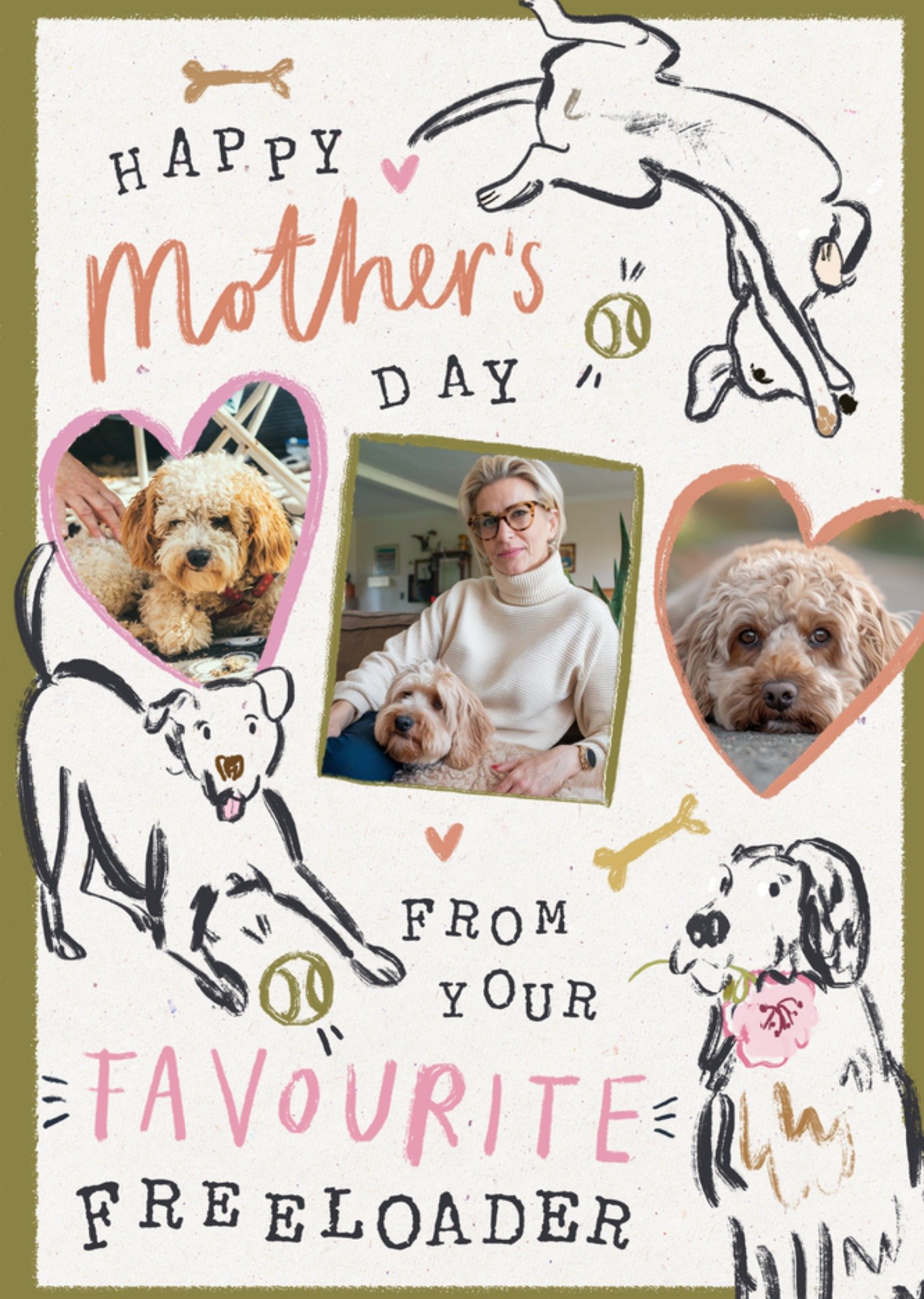 Moonpig From Your Favourite Freeloader Photo Upload MotherâS Day Card