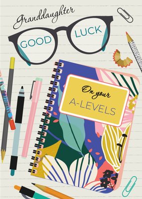 Laura Darrington Granddaughter Good Luck On Your A Levels Good Luck Exams Card