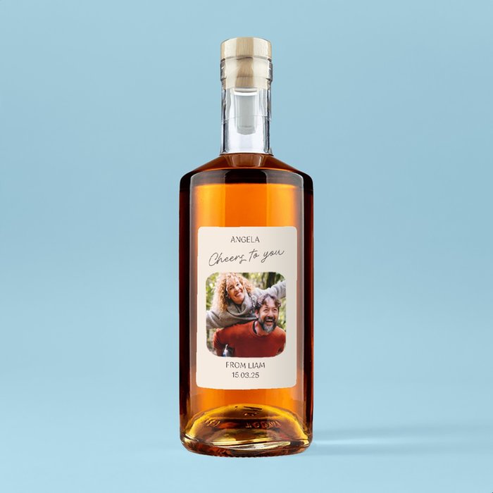 Personalised Photo Cheers To You Rum 70cl