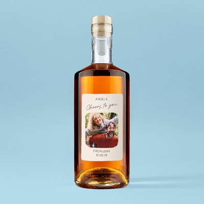 Personalised Photo Cheers To You Rum 70cl