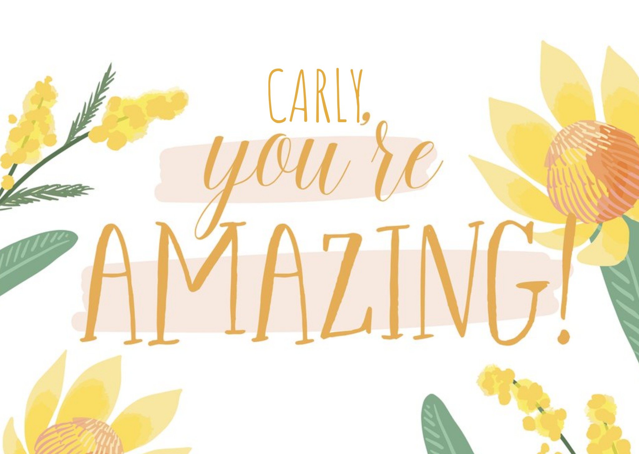 Moonpig Christie Williams You're Amazing Card