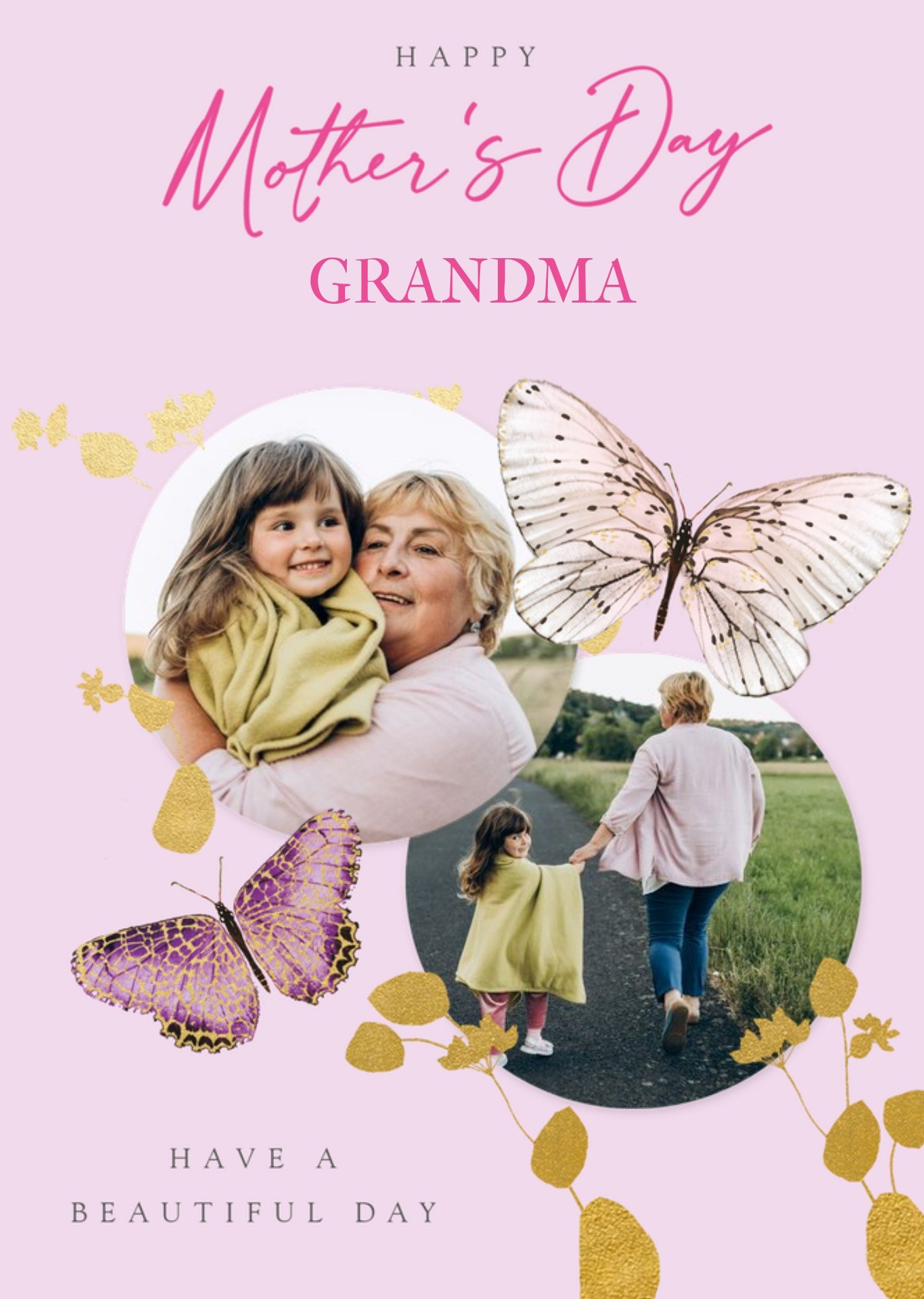 Moonpig Grandma Mother's Day Photo Upload Card