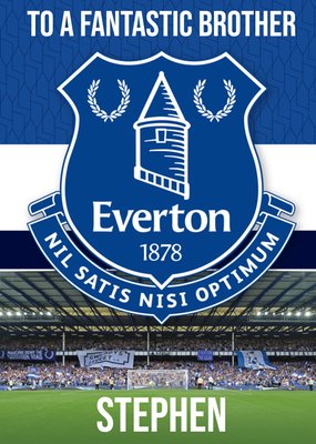 Everton Birthday Card