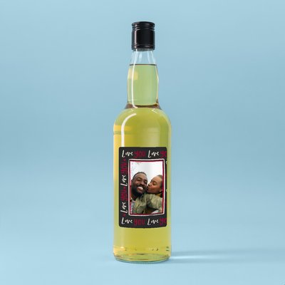 Personalised Love You Whisky 70cl