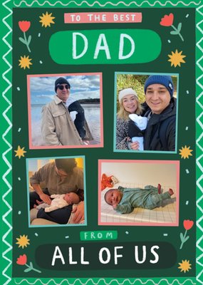 To The Best Dad From All Of Us Photo Upload Father's Day Card