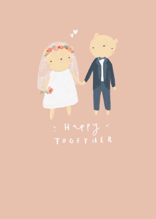 Beth Fletcher Illustrations Cute Illustrated Wedding Day Card