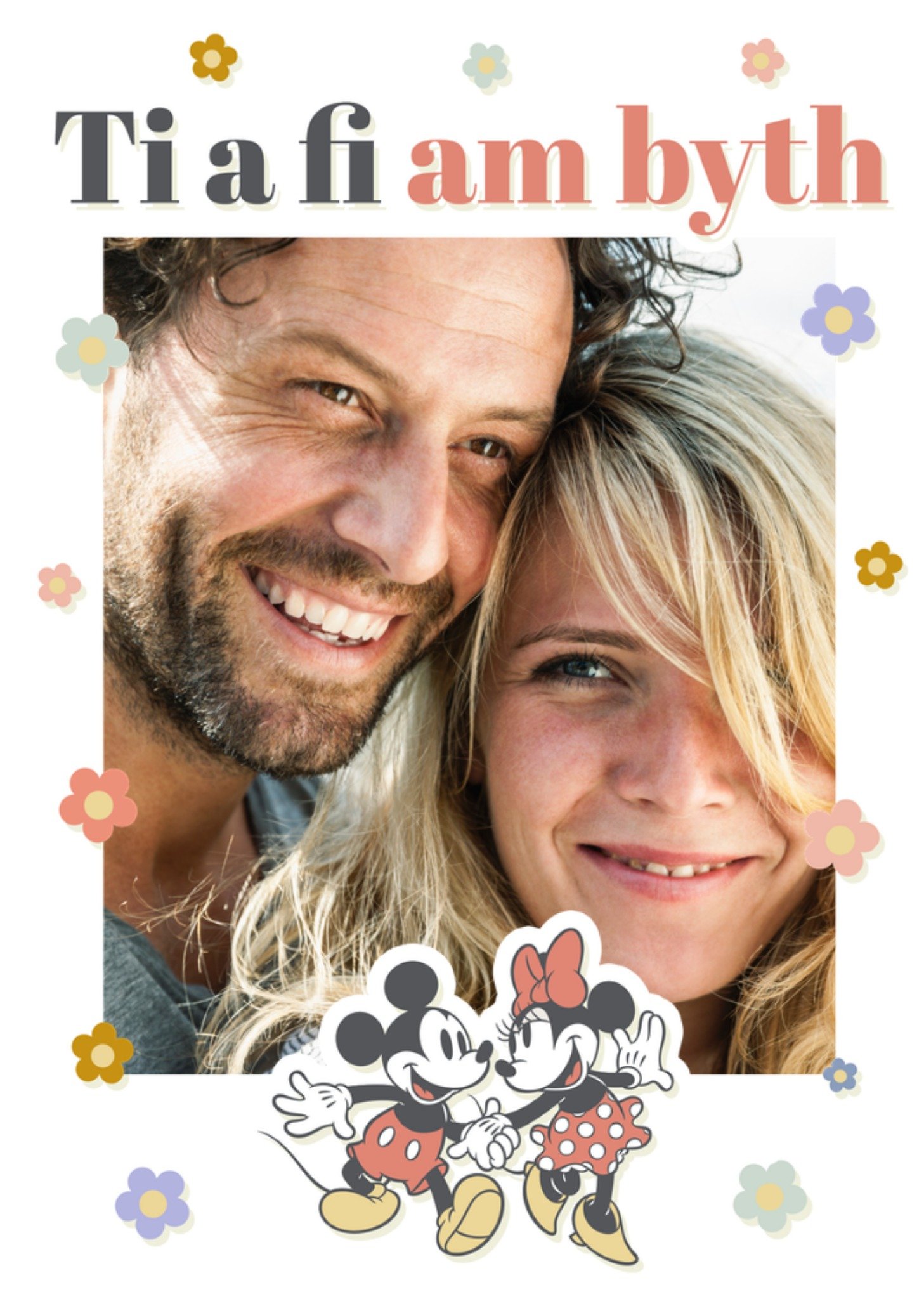 Mickey Mouse Disney Mickey And Minnie Mouse You And Me Forever Photo Upload Welsh St Dwynwen's Day C