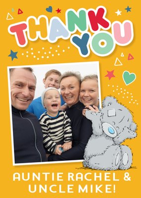 Tatty Teddy Cute Thank you Photo Upload Card