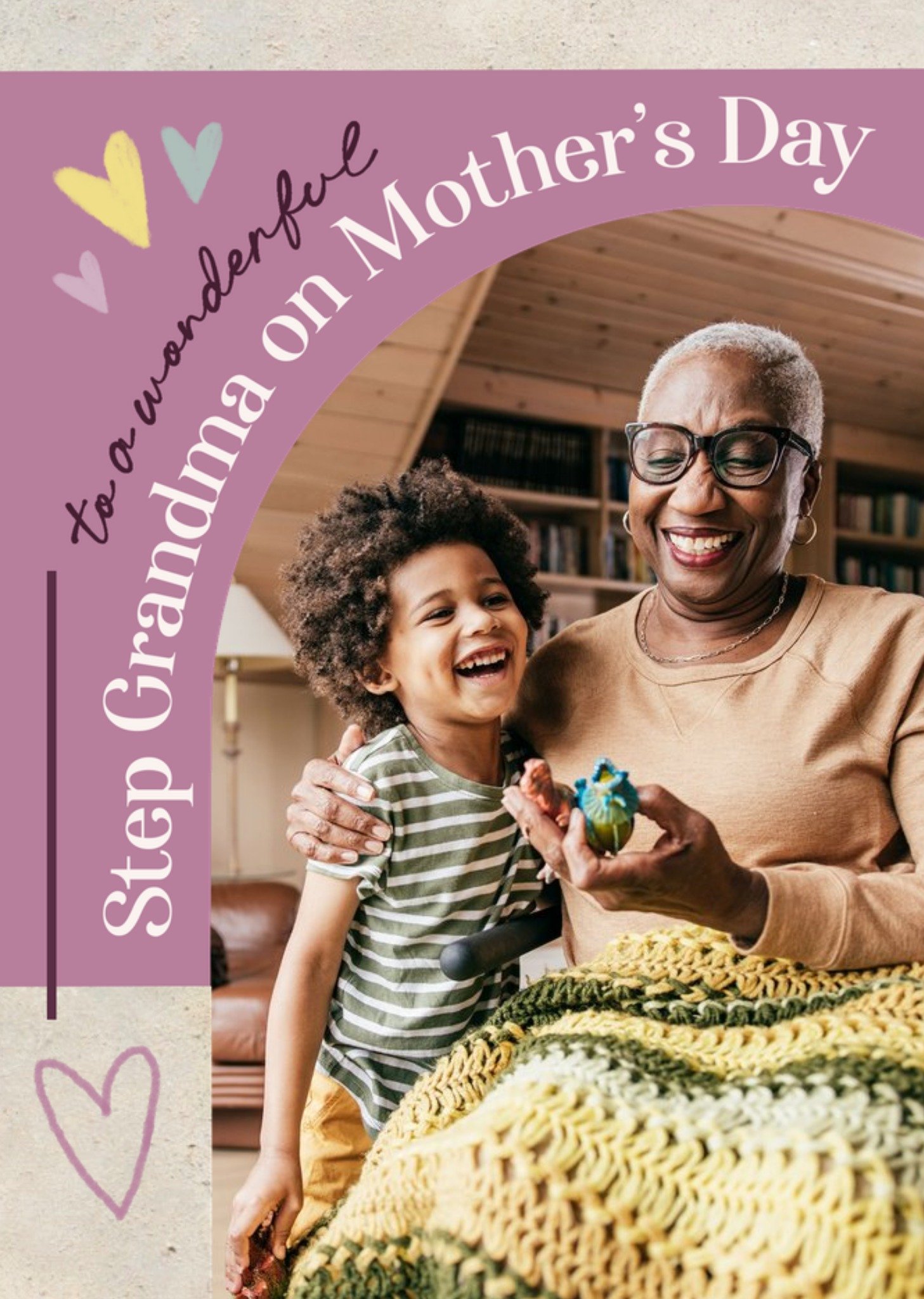 Moonpig Step Grandma Photo Upload Mother's Day Card