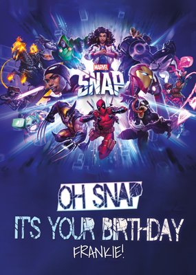 Marvel Snap Birthday Card