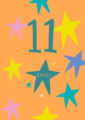 Epic 11th Birthday Card