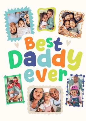 Best Daddy Ever Photo Upload Father's Day Card