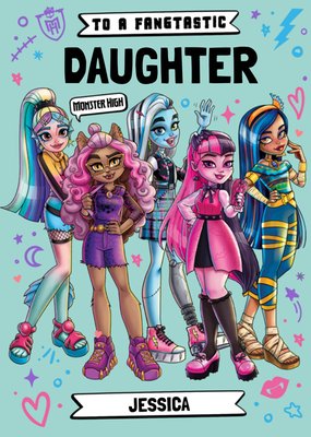 Monster High Birthday Card