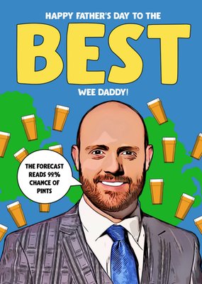 Best Wee Daddy Father's Day Card