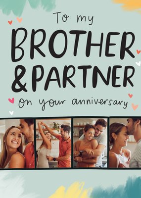 On Your Anniversary Photo Upload Card