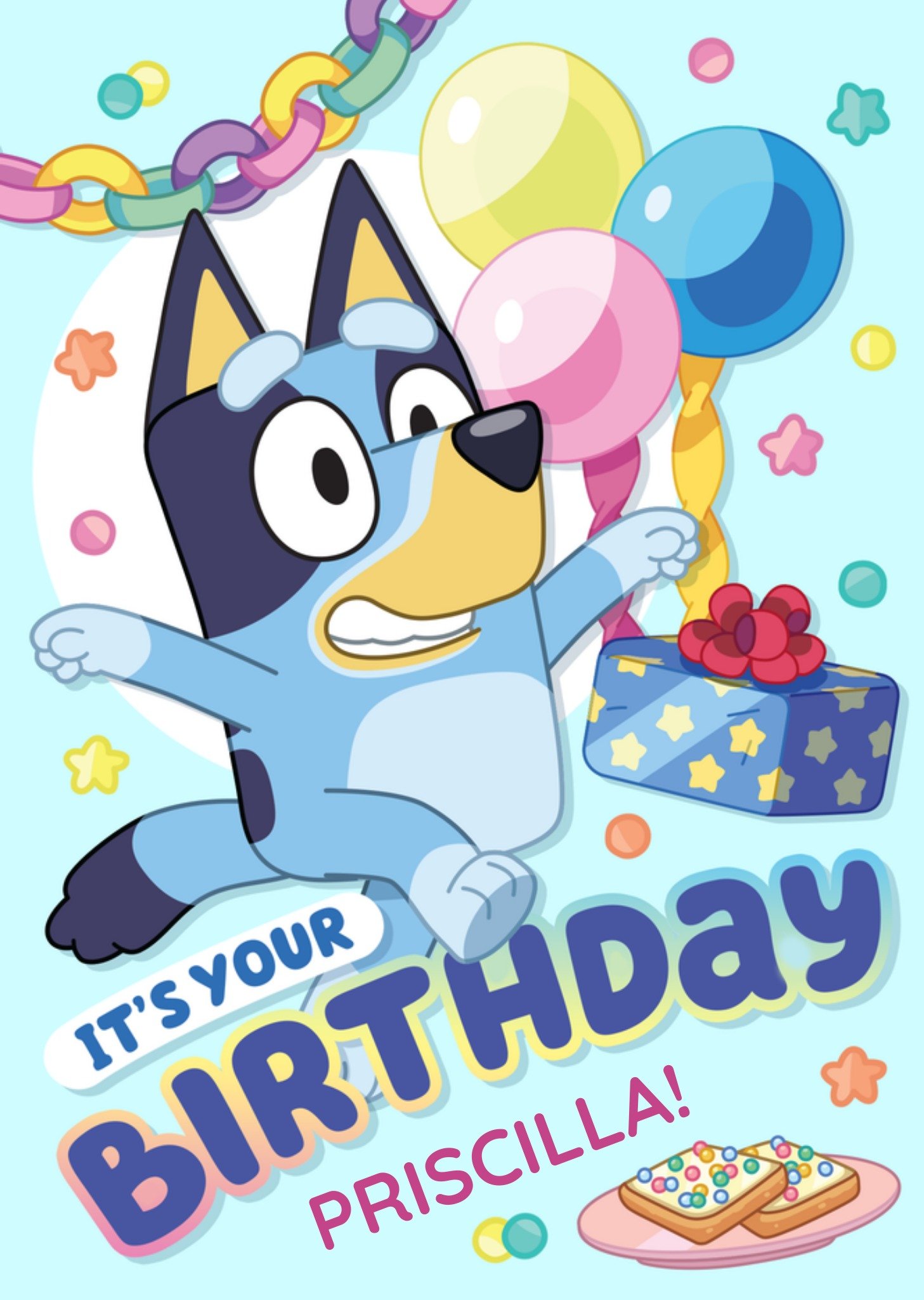 Bluey It's Your Birthday Card