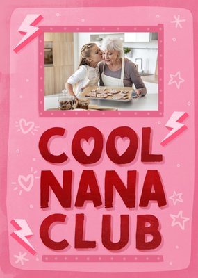 Cool Nana Club Friend Photo Upload Mother's Day Card