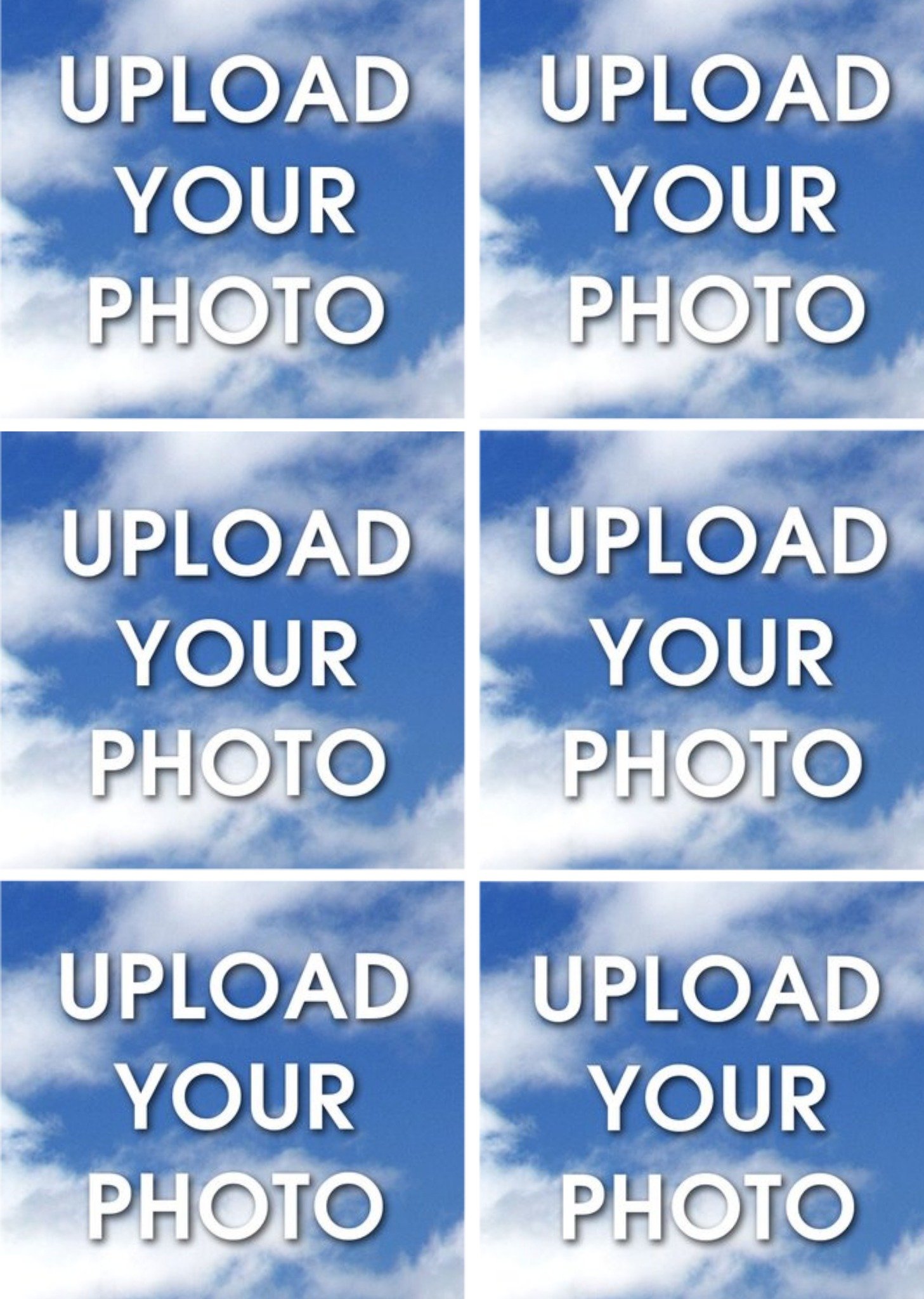 Moonpig Create Your Own - Photo Upload Card