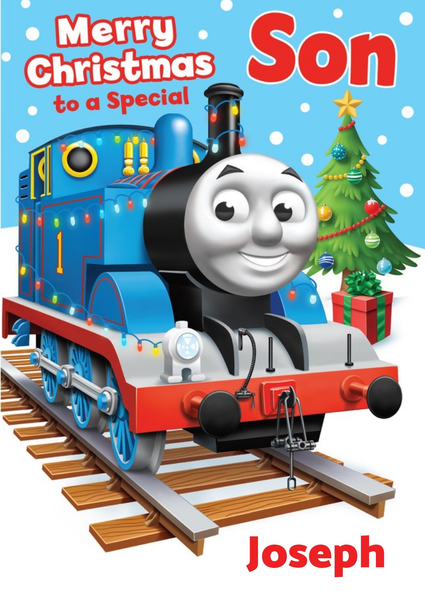Thomas & Friends Thomas And Friends To A Special Son Christmas Card