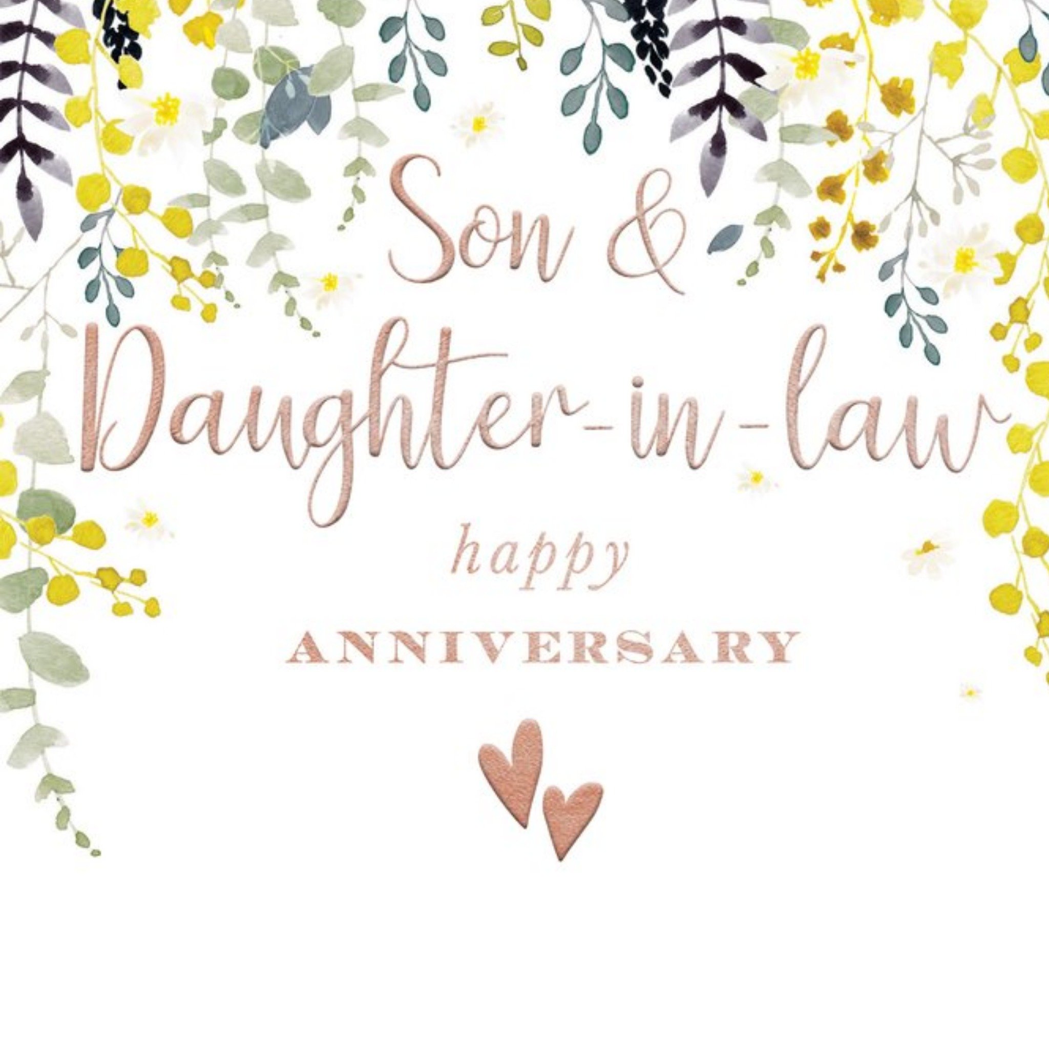 Moonpig Son And Daughter In Law Happy Anniversary Card