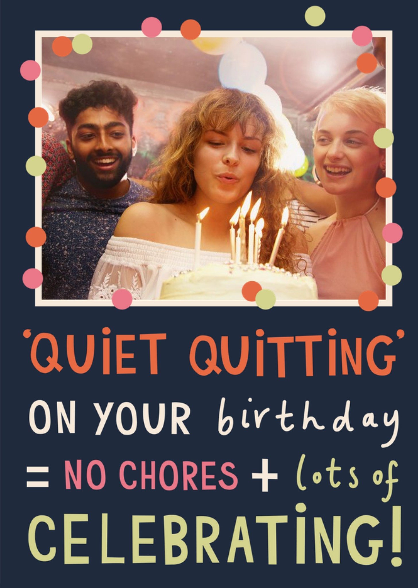 Moonpig 'quiet Quitting' Birthday Card