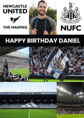 Newcastle United F.C Photo Upload Birthday Card