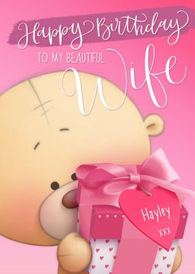 Beautiful Wife Uddle Birthday Card